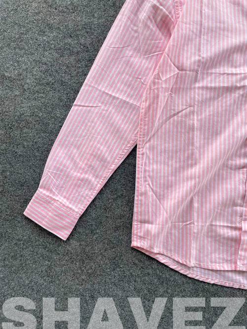 Babypink Old Money Full Sleeve Shirt
