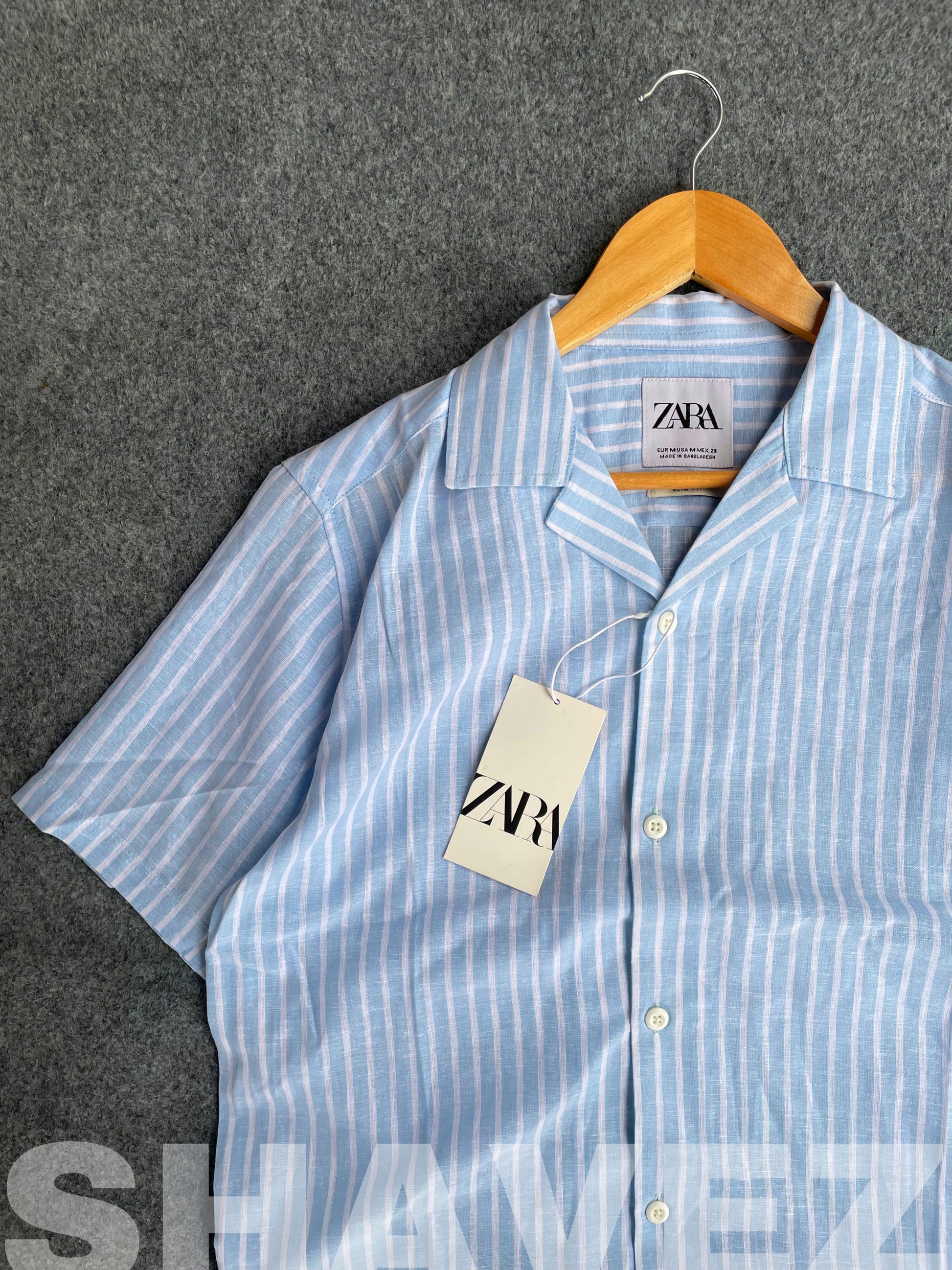 Sky Blue Old Money Cuban Shirt