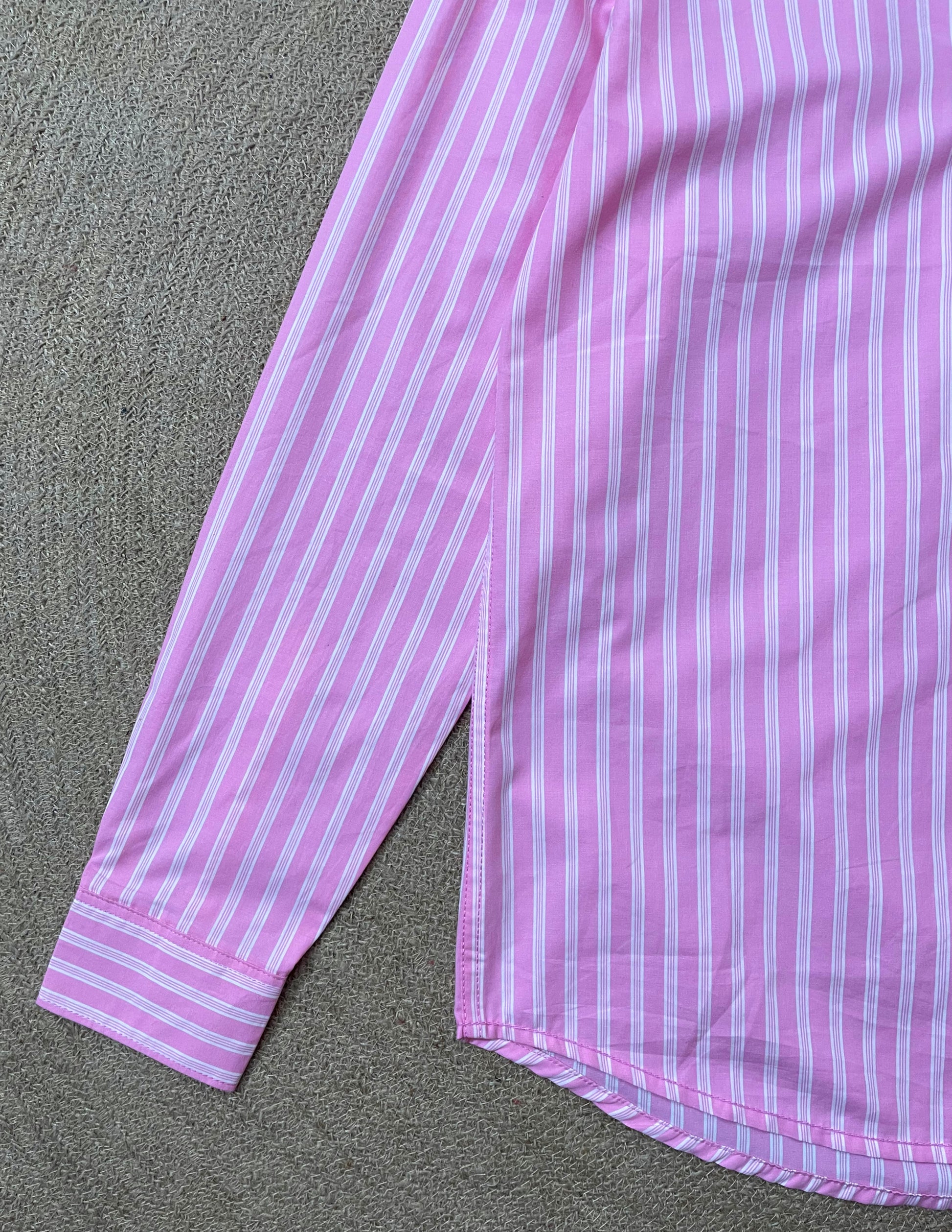Pink Stripes Full Sleeve Shirt