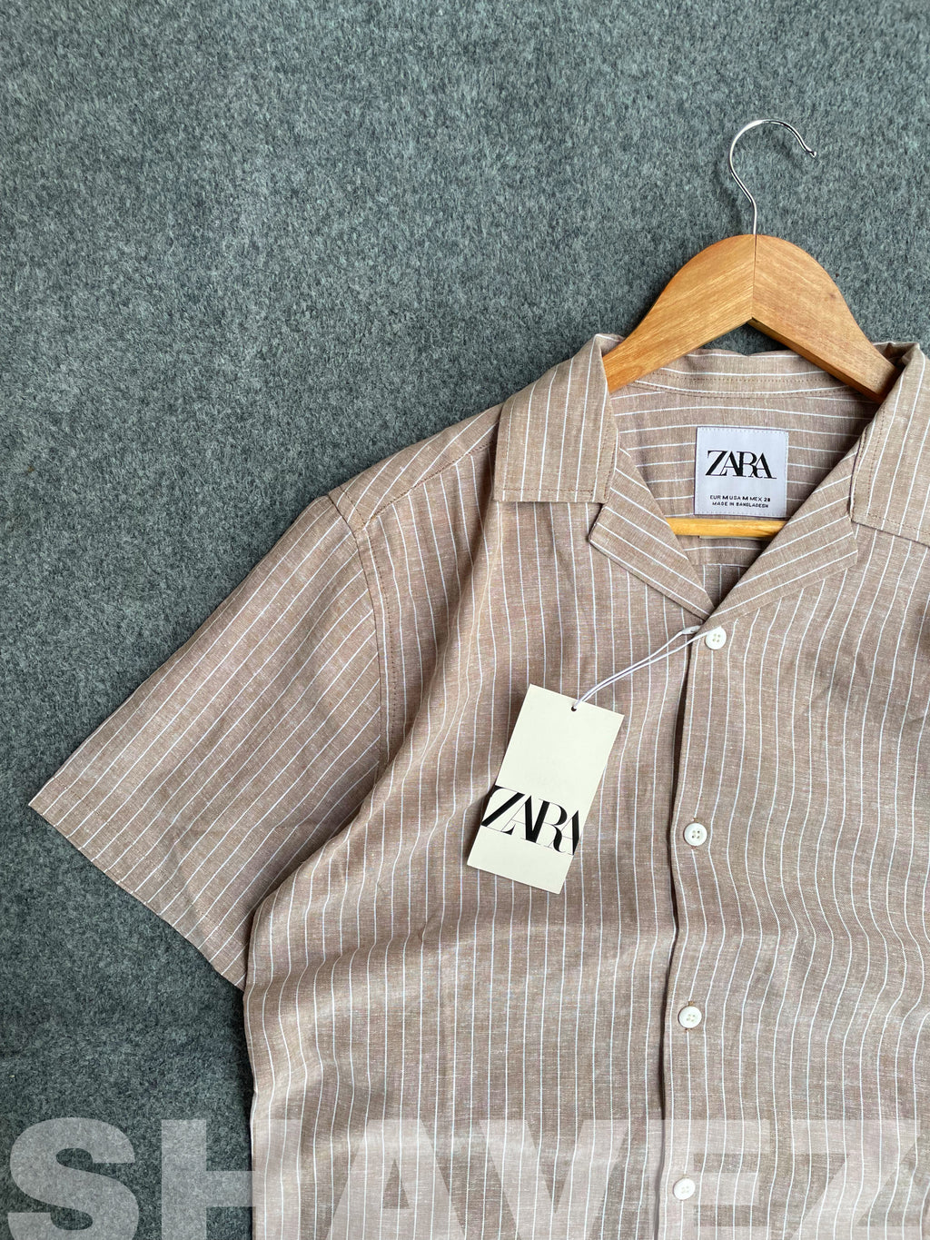 Sand Beige Old Money Cuban Shirt