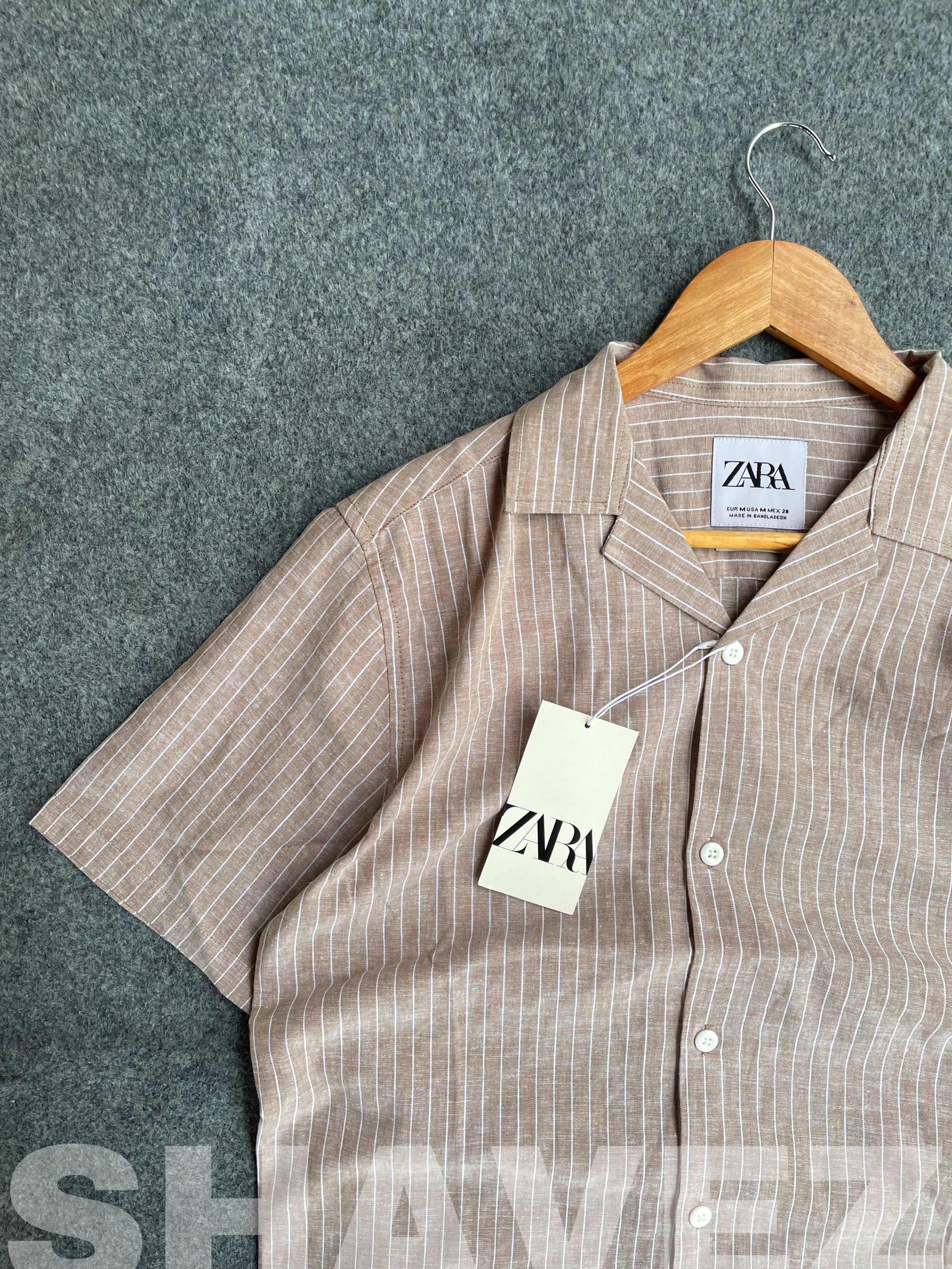 Sand Beige Old Money Cuban Shirt
