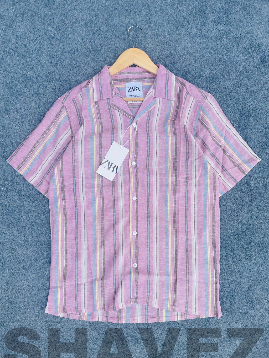 Pink Old Money Cuban Shirt