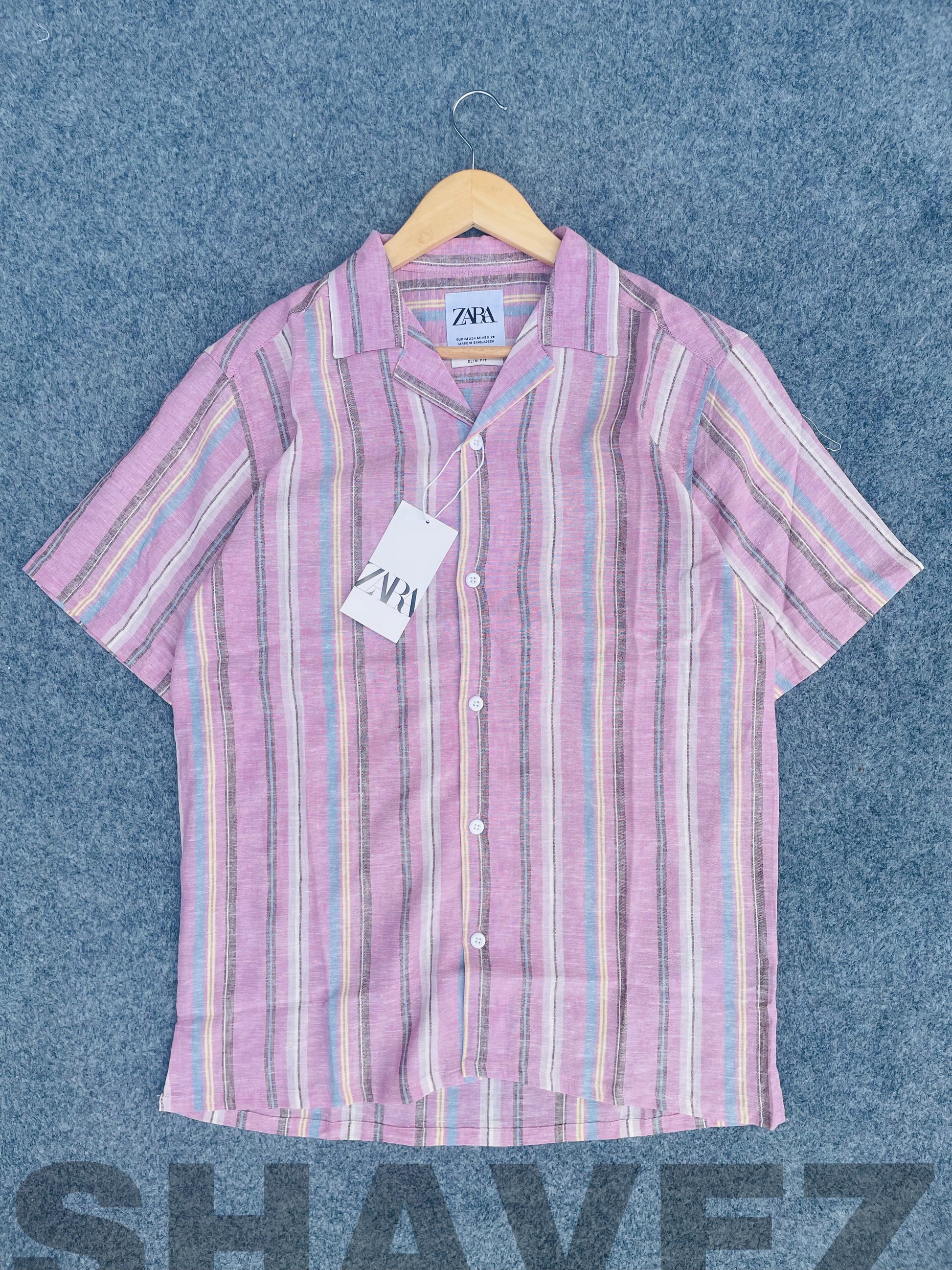 Pink Old Money Cuban Shirt