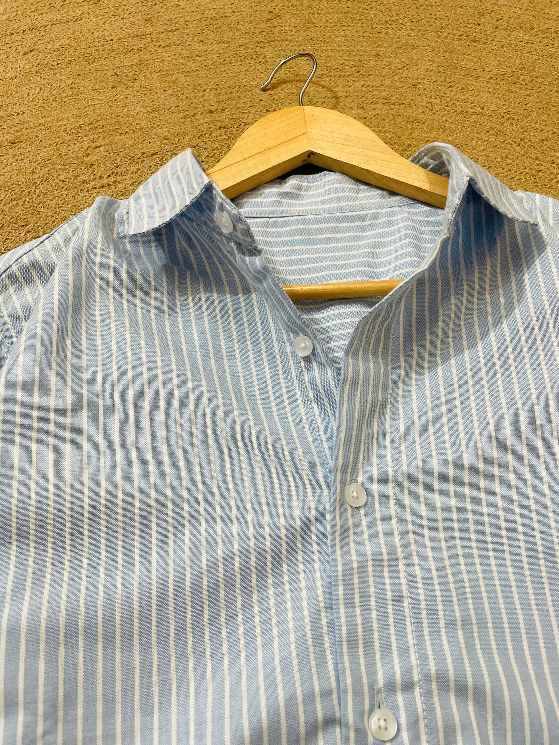 Sky Blue Stripe’s Full Sleeve Shirt