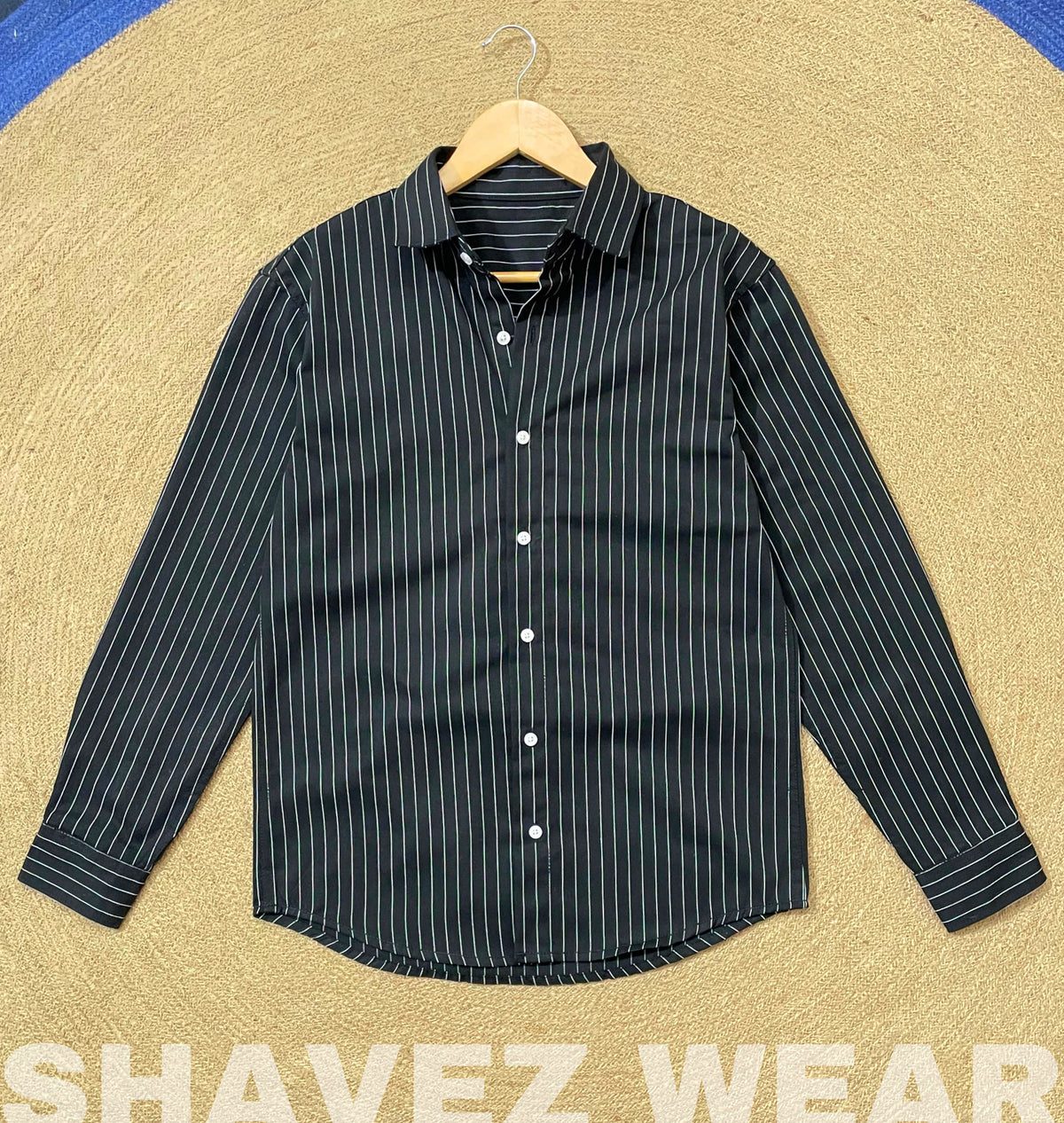 Black Stripes Full Sleeve Shirt