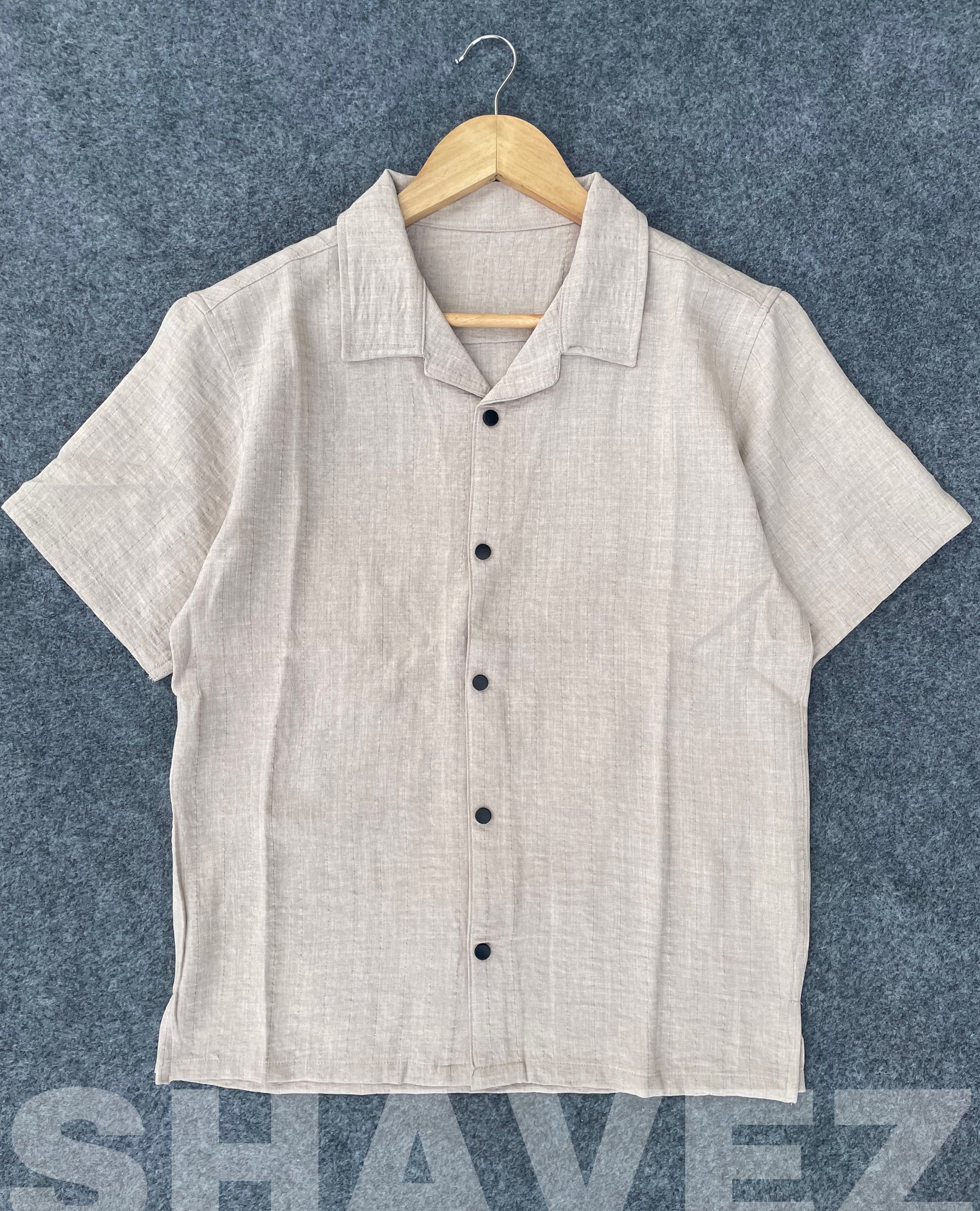 Beige Cuban Shirt