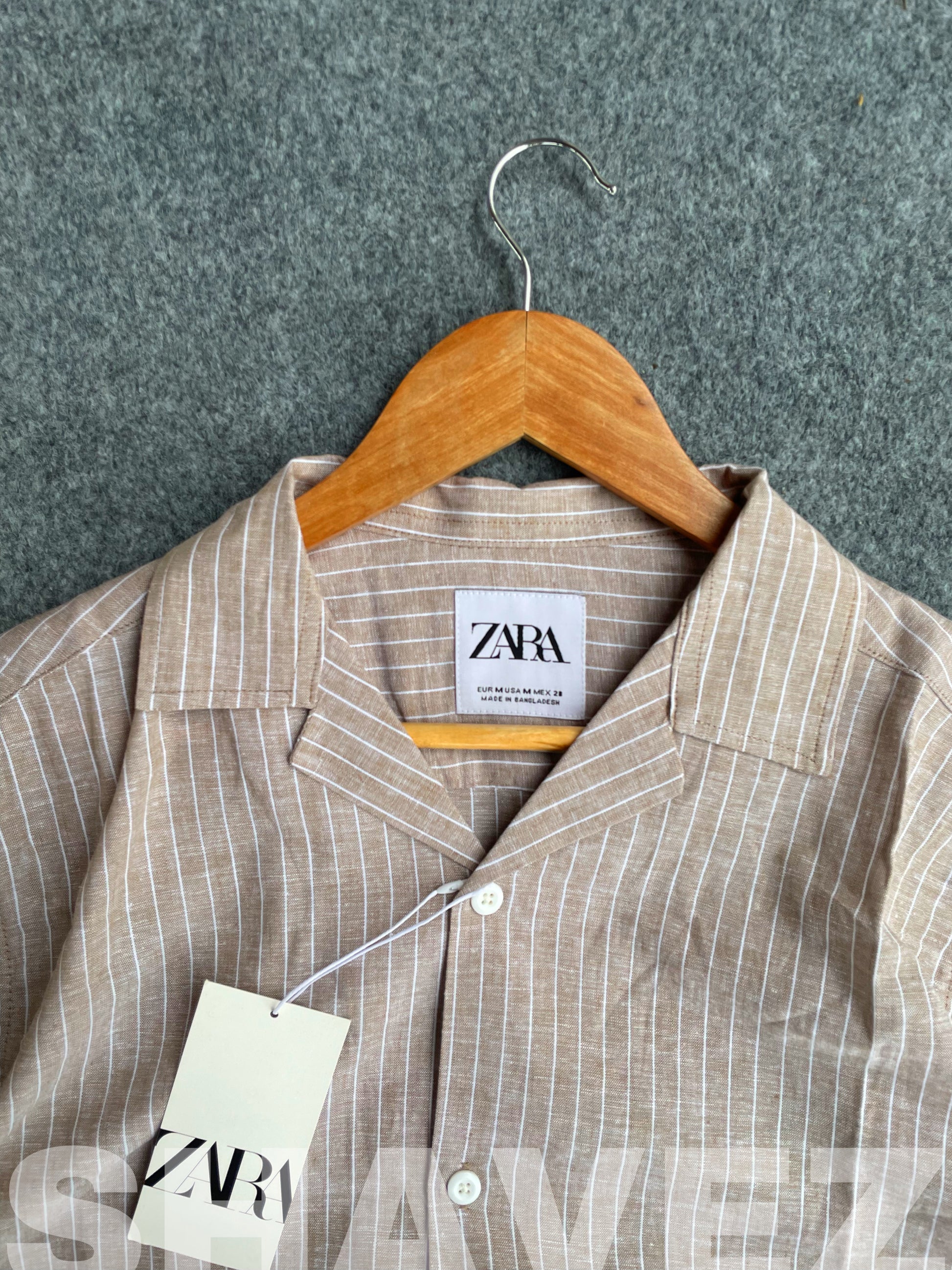 Sand Beige Old Money Cuban Shirt