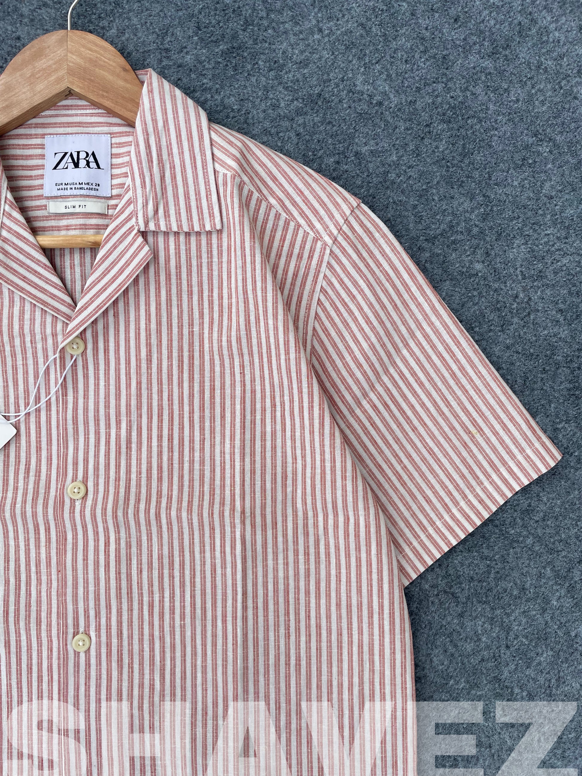 Peach Old Money Cuban Shirt