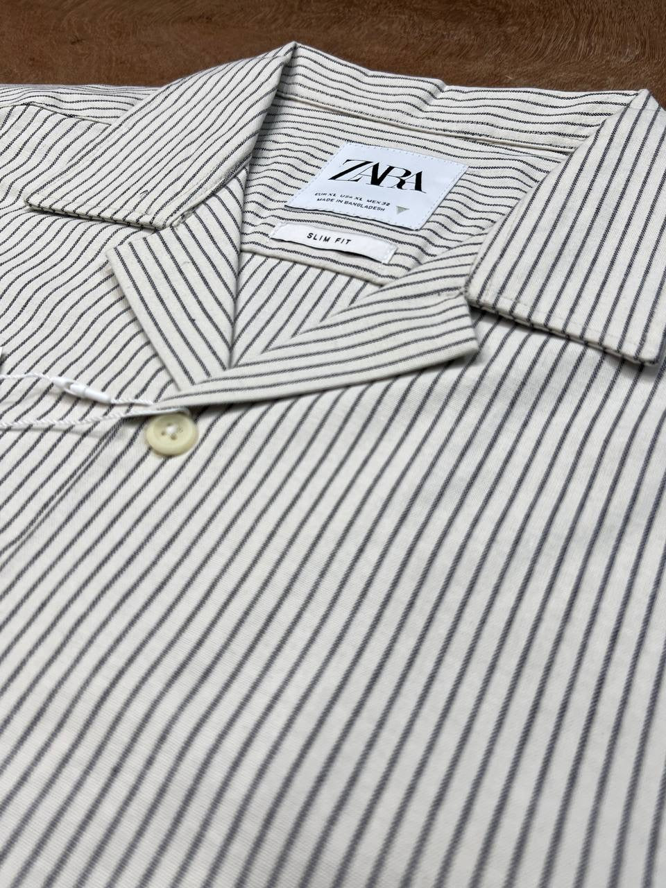 Light Beige Old Money Cuban Shirt